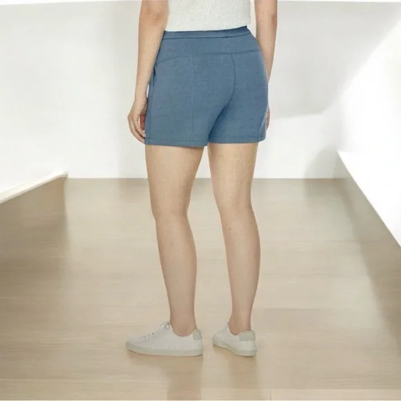 NEW Buffalo David Bitton Women's High-rise Soft Lux Short Size Large Blue - Picture 3 of 9